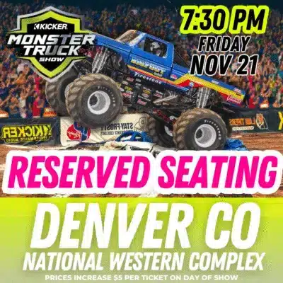Reserved: Monster Trucks Live: Nov. 21 @ 7:30 PM